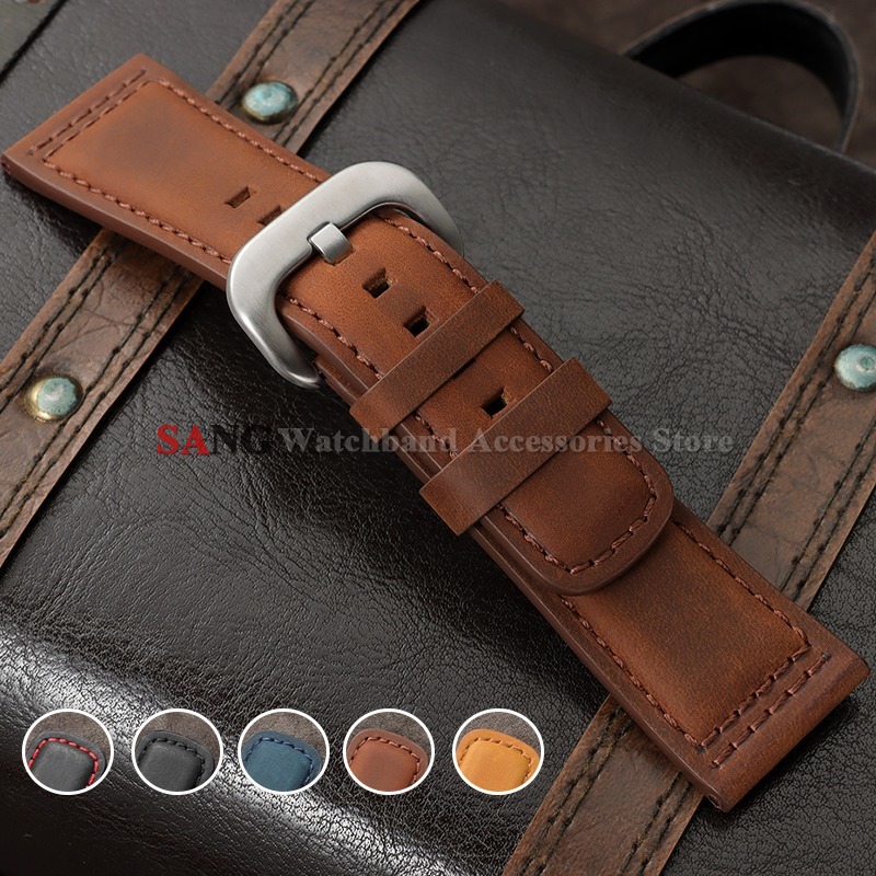 Seiko Watches Smartwatch - Tali Jam Tangan Kulit Vintage 28Mm