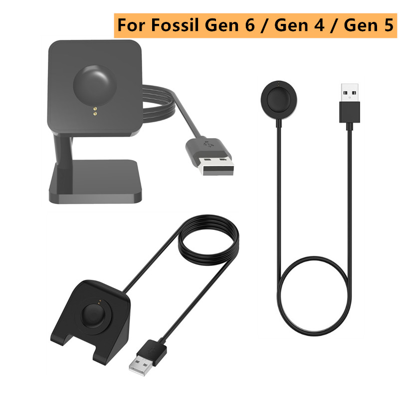 Fossil Watches Smartwatch Gen 6 - 1M Dock Pengisi Daya Isi Daya