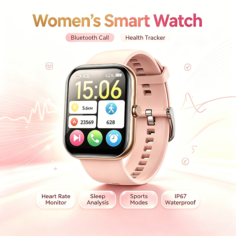 Watches Ladies Smartwatch - Jam Tangan Pintar Wanita, Panggilan BT,
