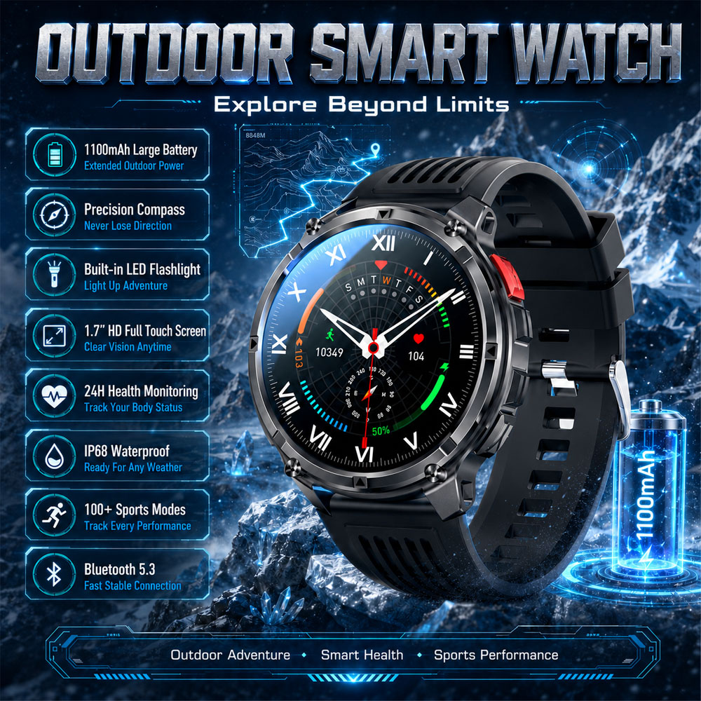 Smartwatch Professional Watches For Men - Jam Tangan Pintar YAOCX AMOLED 2026