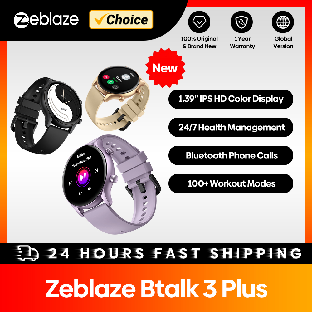 Watches Ladies Smartwatch - Zeblaze Btalk 3 Plus jam tangan