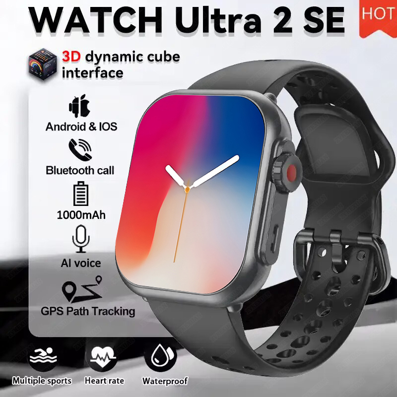 Smartwatch Professional Watches For Men - Jam Tangan Ultra K62 Pria Wanita