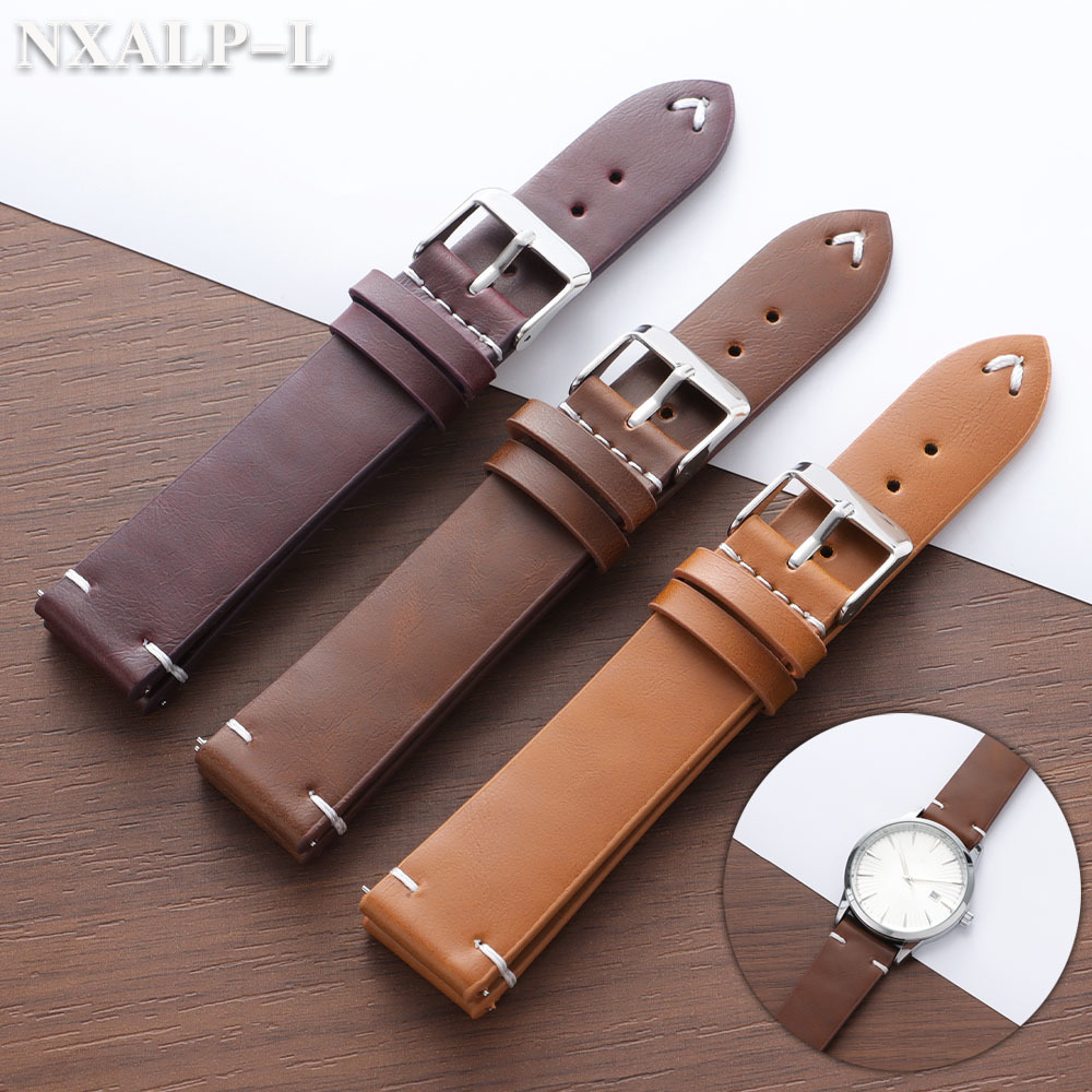 Seiko Watches Smartwatch - Tali Jam Tangan Kulit PU Wax