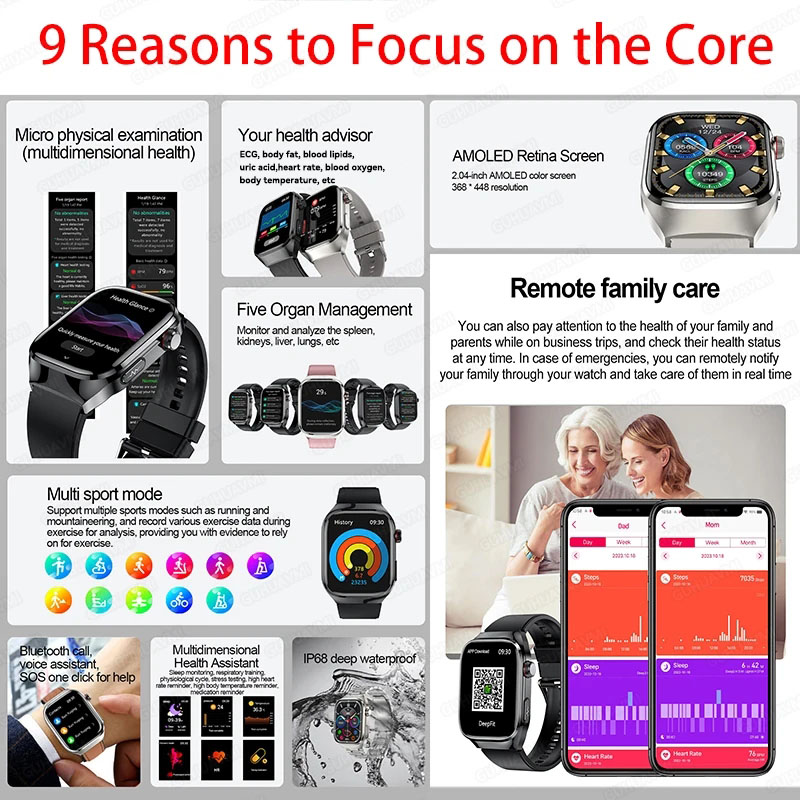Jam Tangan Pintar Presisi Ting - Smartwatch Health Watches ulasan dan harga