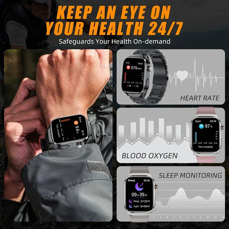 Jam Tangan Pintar Presisi Ting - Smartwatch Health Watches ulasan dan harga