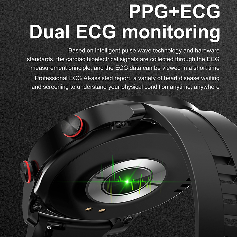 EKG + PPG Jam Tangan Pintar Pa - Smartwatch Health Watches ulasan dan harga