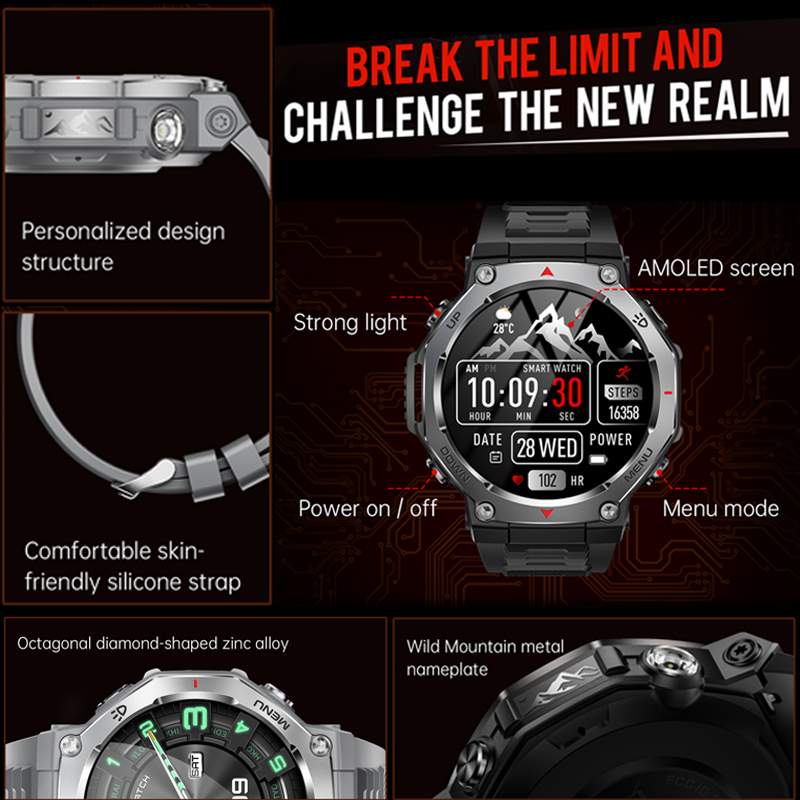 Jam Tangan Pintar Olahraga Lua - Smartwatch Professional Watches For Men ulasan dan harga