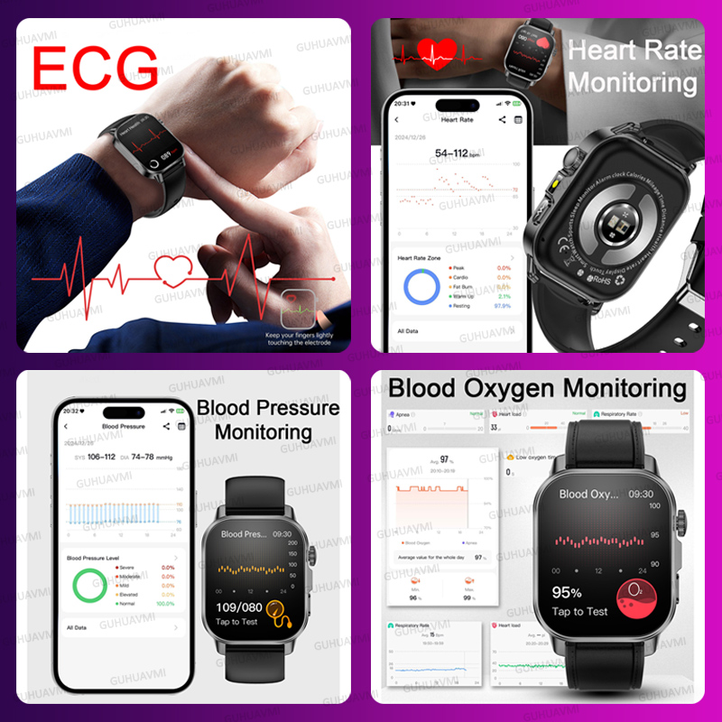 Jam Tangan Pintar Pemeriksaan  - Smartwatch Health Watches ulasan dan harga