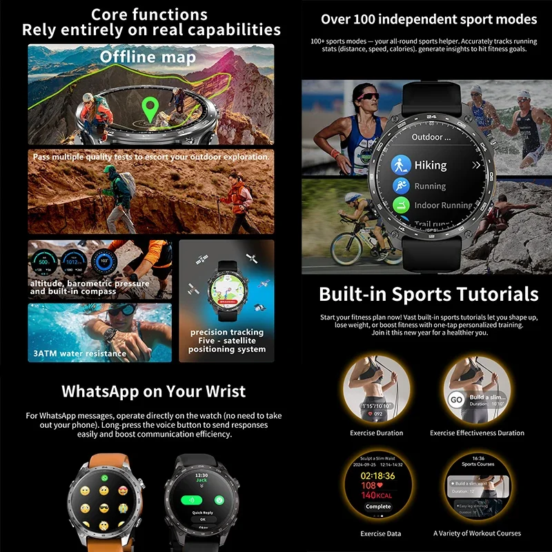 Jam Tangan Pintar Pria Terbaru - Smartwatch Professional Watches For Men ulasan dan harga
