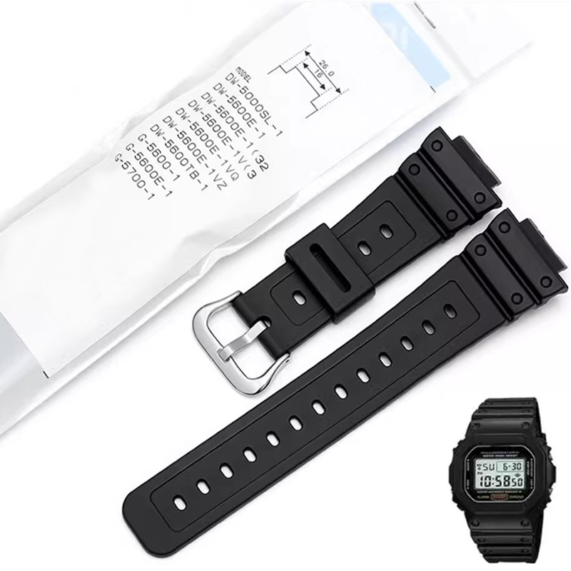 Tali Resin Persegi Kecil Silik - Casio Watches Smartwatch ulasan dan harga