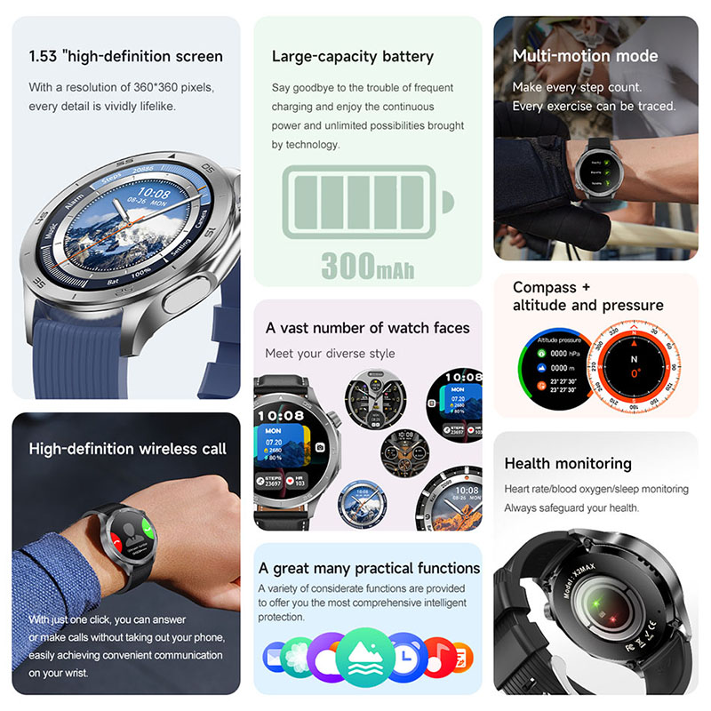 Untuk OPPO Watch X Jam Tangan  - Smartwatch Timex Watches For Men ulasan dan harga