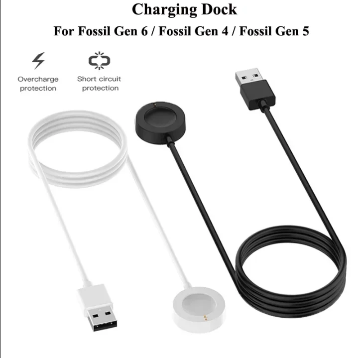 Dok Pengisi Daya Magnetik USB  - Fossil Watches Smartwatch Gen 6 ulasan dan harga