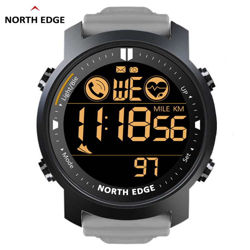 NORTH EDGE Jam Tangan Pintar M - Smartwatch Running Watches For Men ulasan dan harga