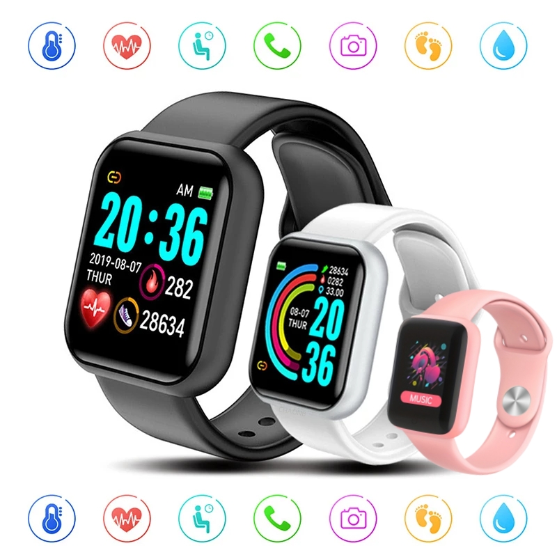Jam tangan pintar olahraga Blu - Smartwatch Health Watches ulasan dan harga