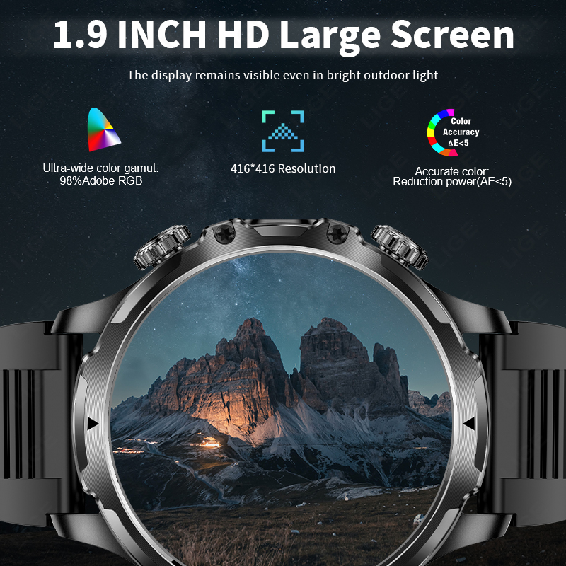 LIGE Jam Tangan Pintar Militer - Smartwatch Timex Watches For Men ulasan dan harga