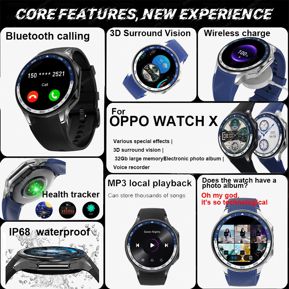 Jam tangan pintar AMOLED 1.43  - Smartwatch Timex Watches For Men ulasan dan harga