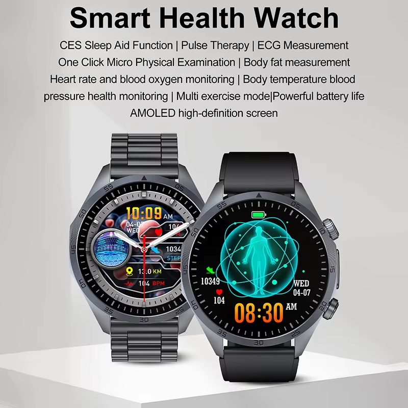 Jam Tangan Pintar Terapi Denyu - Smartwatch Professional Watches For Men ulasan dan harga