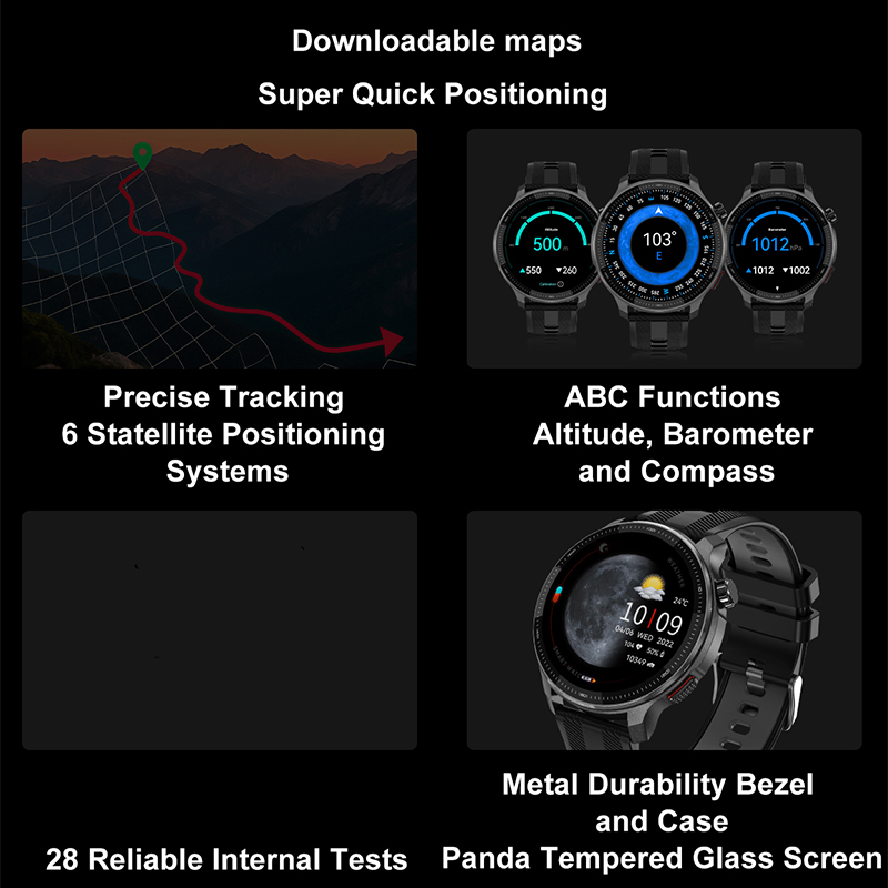 Jam Tangan Pintar GPS Baru 202 - Smartwatch Professional Watches For Men ulasan dan harga
