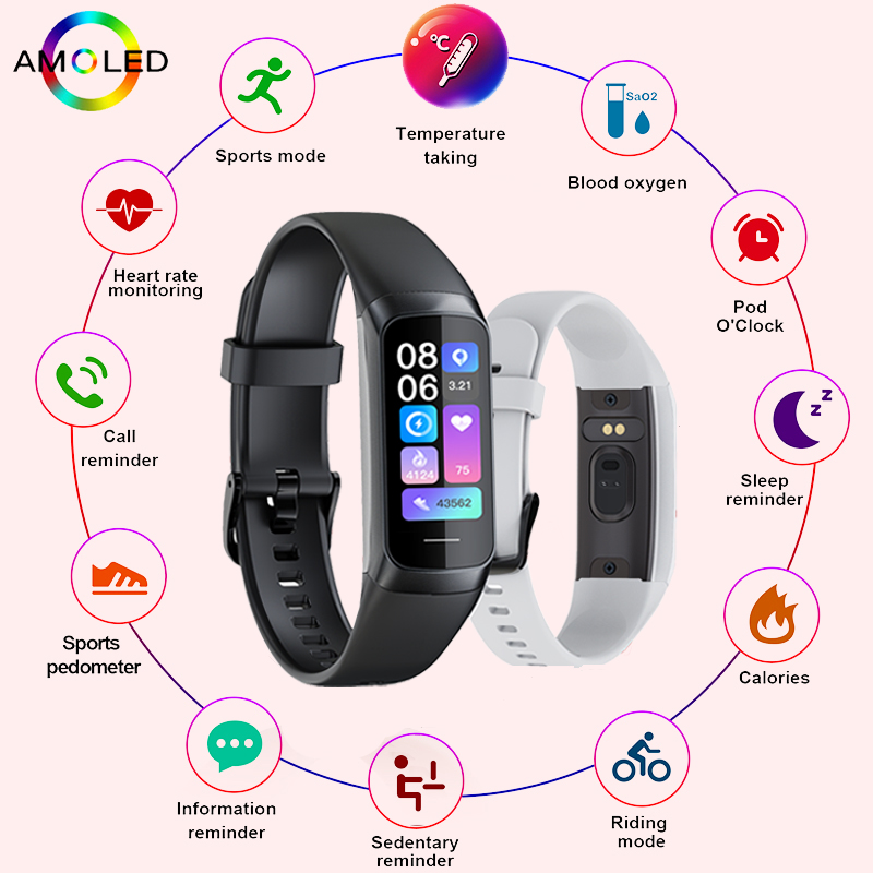 LIGE 1.1 Inci Amoled Monitor D - Smartwatch Slim Watches For Men ulasan dan harga