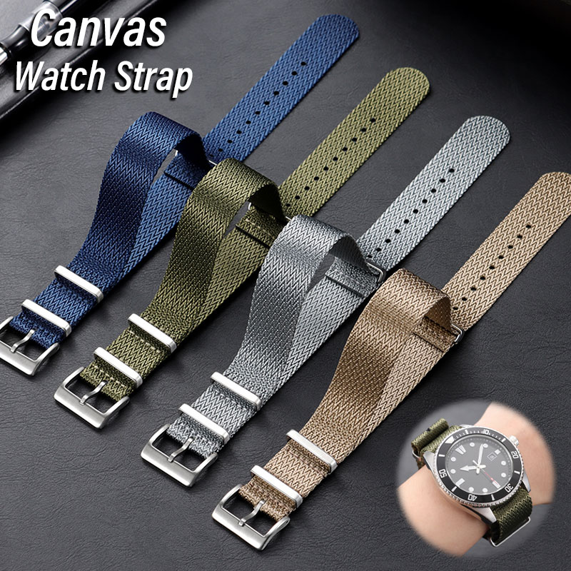 Tali Jam Tangan Nilon Kanvas 1 - Seiko Watches Smartwatch ulasan dan harga