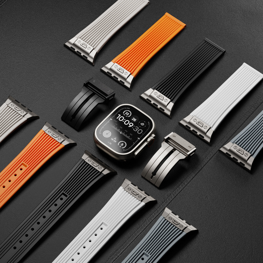 Tali Silikon untuk Apple Watch - Smartwatch Slim Watches For Men ulasan dan harga