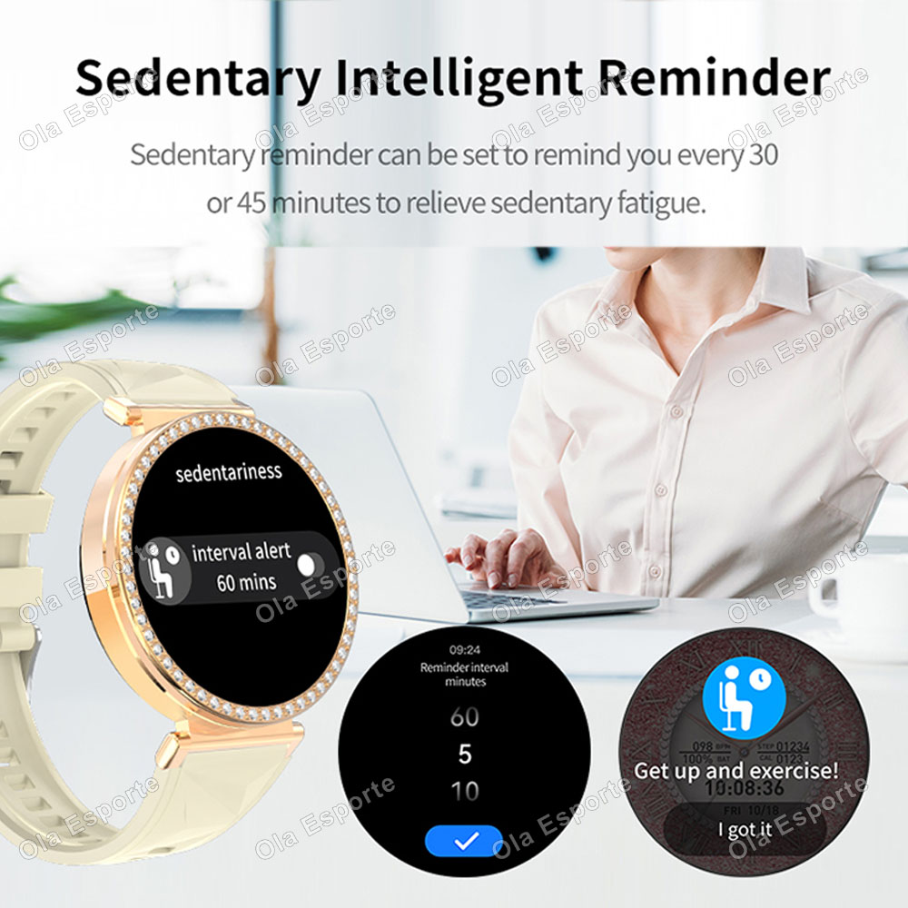 Jam Tangan Pintar Mewah Fashio - Watches Ladies Smartwatch ulasan dan harga