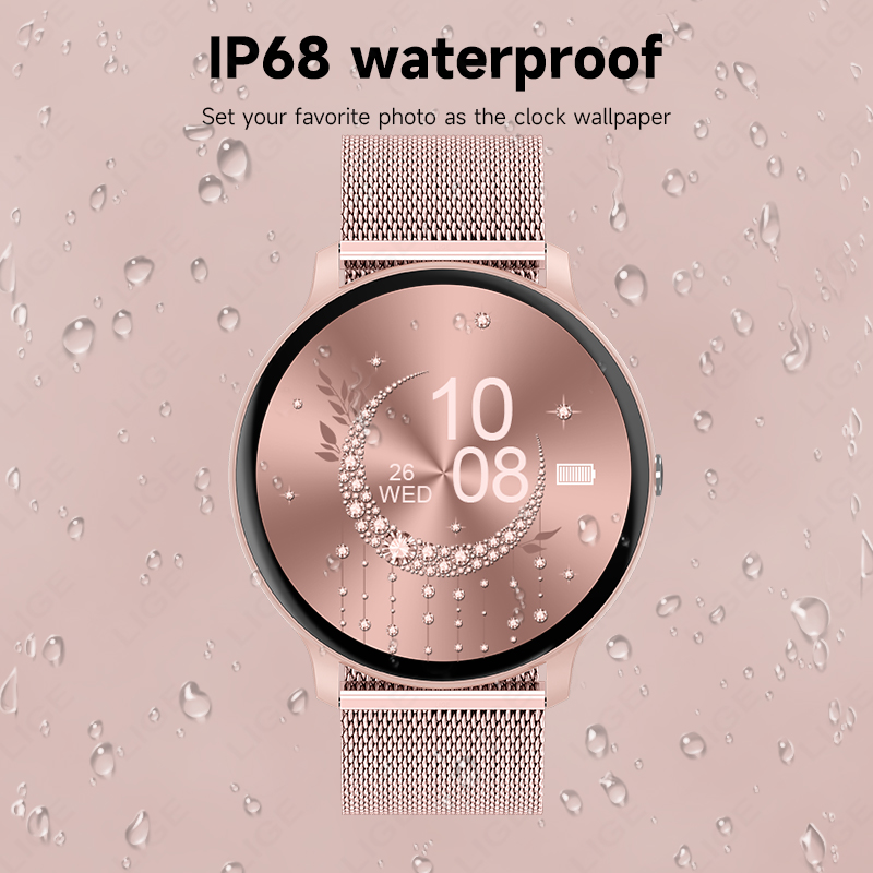 LIGE Jam Tangan Pintar Wanita  - Watches Ladies Smartwatch ulasan dan harga