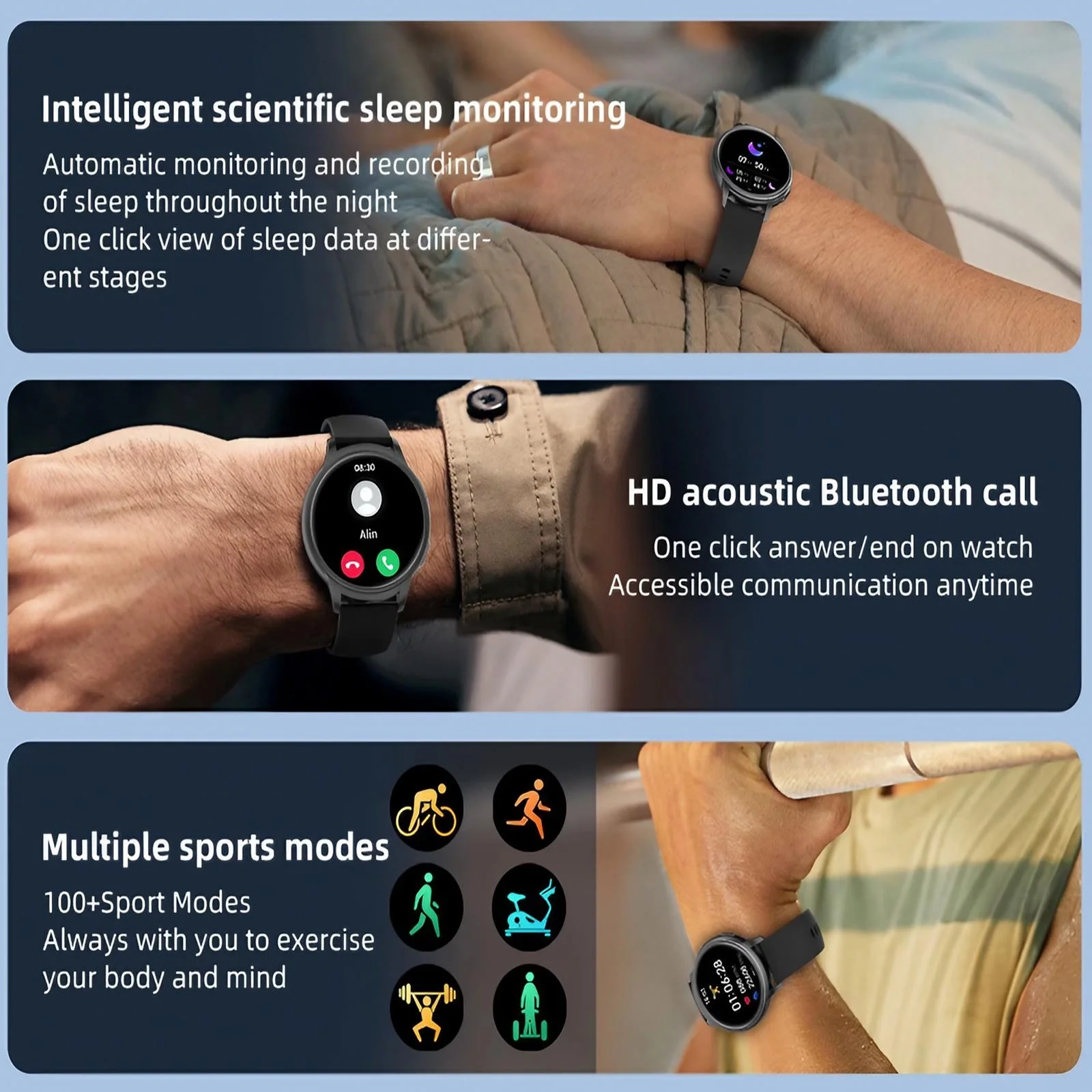 Jam Tangan Pintar Wanita Tahan - Smartwatch Health Watches ulasan dan harga