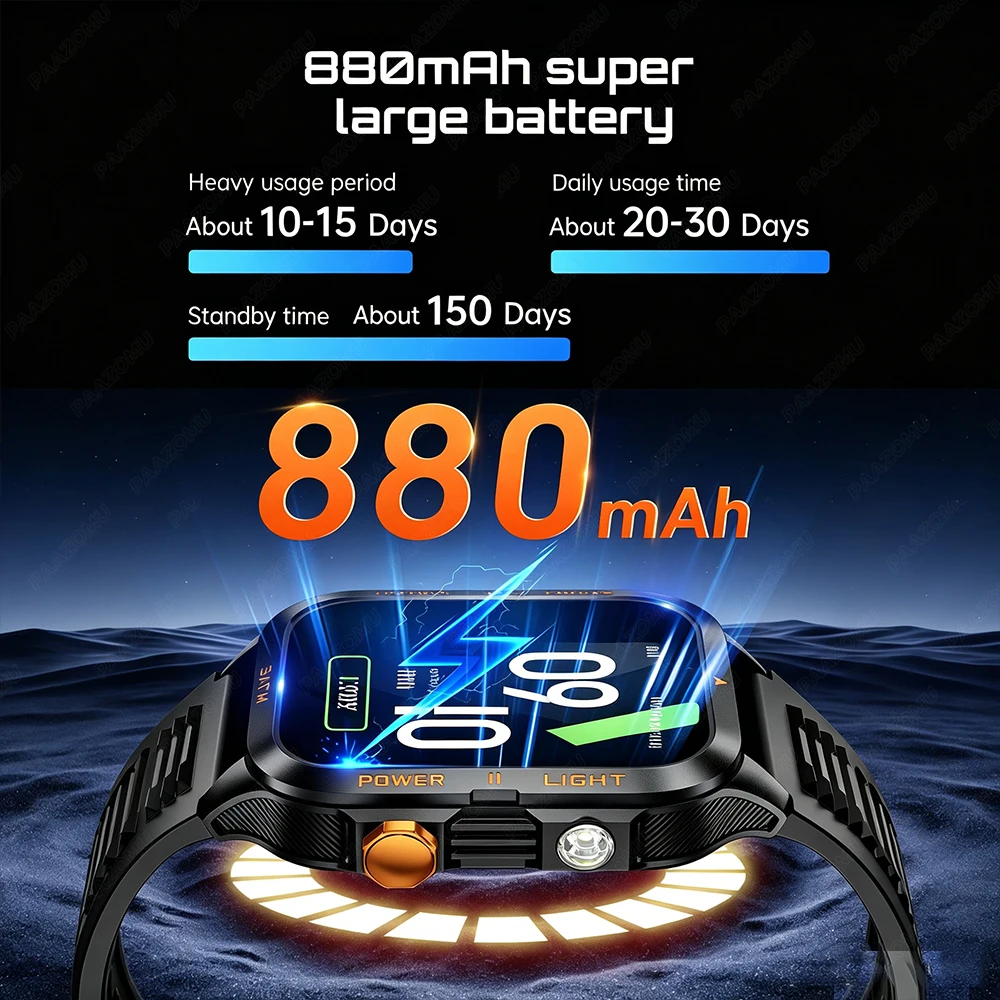 Jam Tangan Pintar Kelas Milite - Smartwatch Health Watches ulasan dan harga